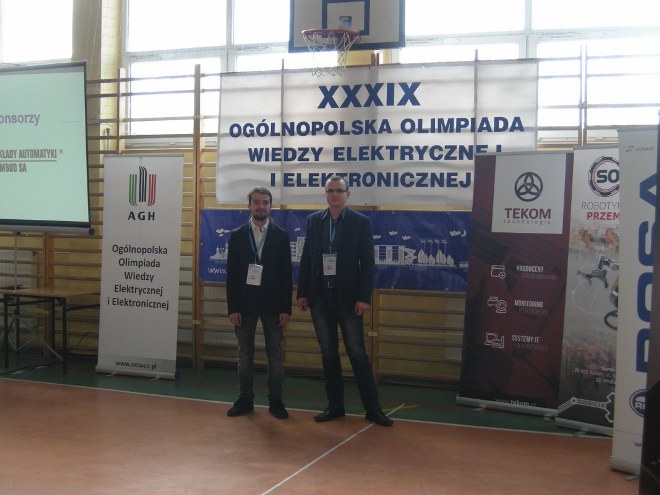 Dwaj uczniowie „Budowlanki” na podium  Olimpiady Wiedzy Elektrycznej i Elektronicznej, Materiały prasowe ZST Wodzisław Śląski